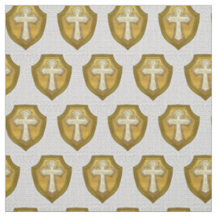Christliches Schildkreuz Stoff