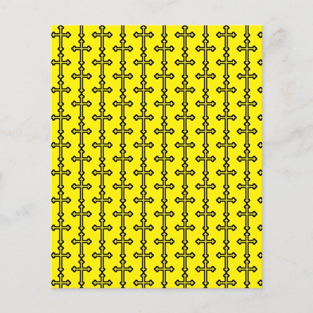 Christliches Schwarzes Kreuz (Vorderseite)