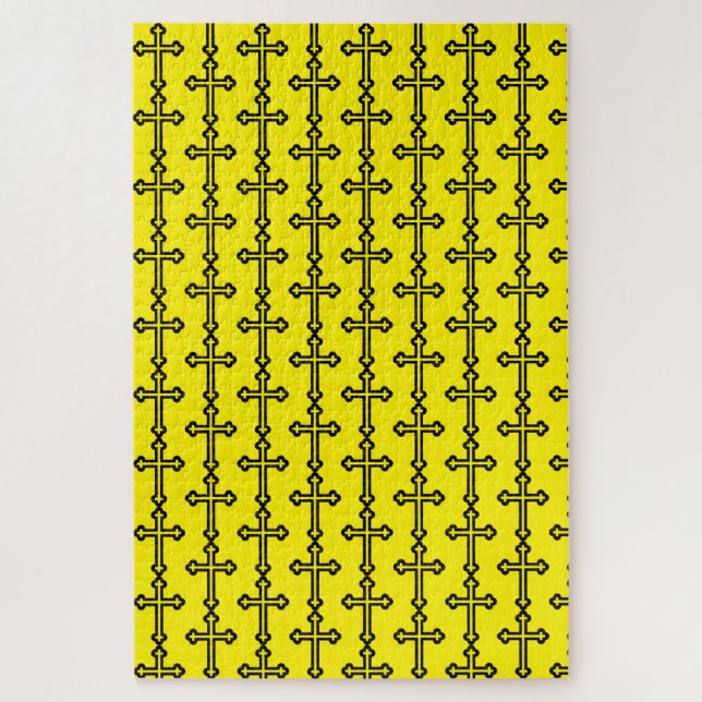 Christliches Schwarzes Kreuz (Vertikal)