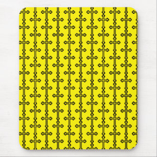 Christliches Schwarzes Kreuz Mousepad