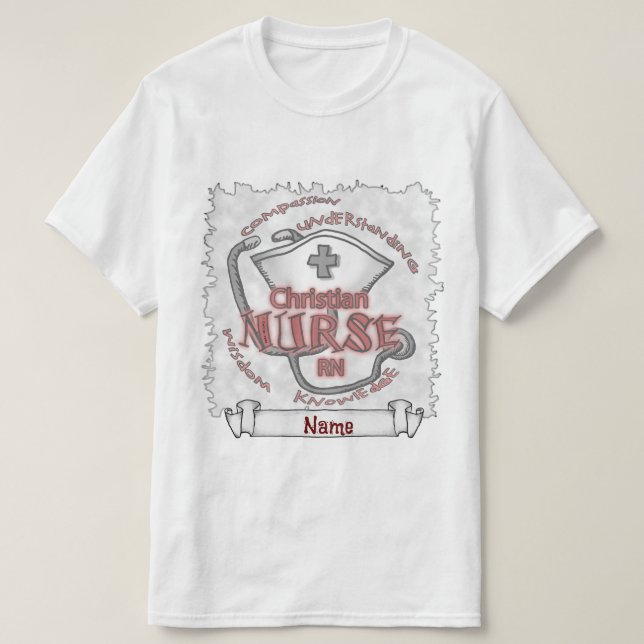 Christliches Schwesternaxiom T-Shirt (Design vorne)