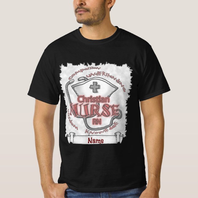 Christliches Schwesternaxiom T-Shirt (Vorderseite)
