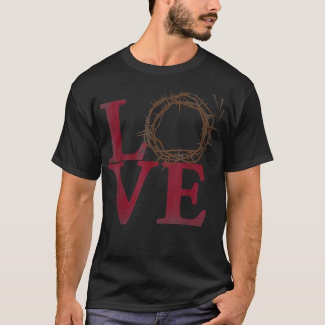 Christliches Shirt-Kronen von Thorns-Kopie T-Shirt (Vorderseite)