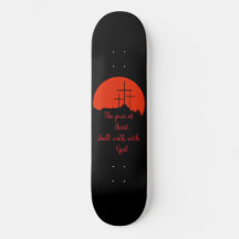 Christliches Skateboard Pure at Heart Skateboard D
