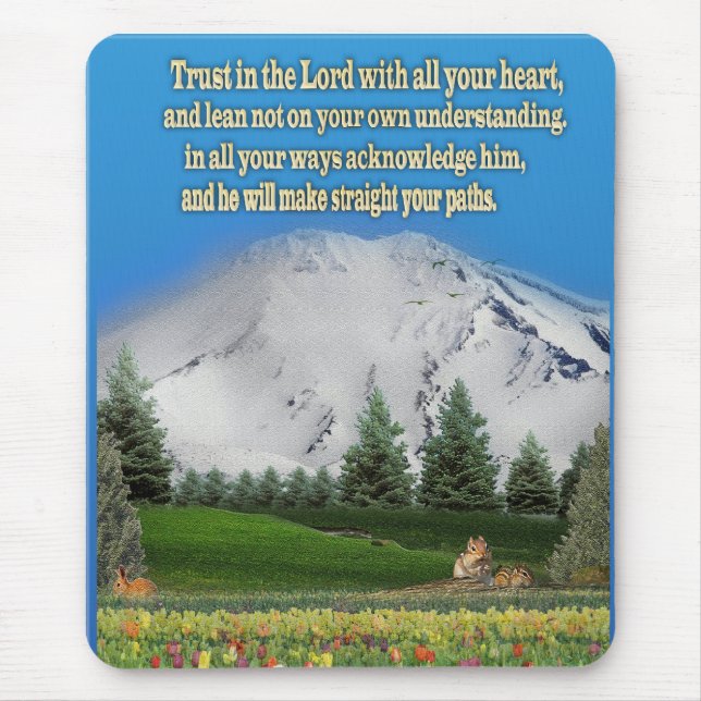 christliches Skriptmousepad Mousepad (Vorne)