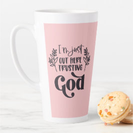 Christliches Sprichwort l Truhen Gottes l Kaffee Milchtasse