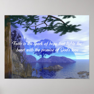 Christliches Sprichwort-Plakat Poster