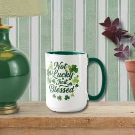Christliches St. Patrick’s Day Kleeblatt Gesegnet Tasse