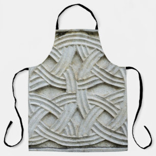 Christliches Stone Carving Altes Muster Schürze
