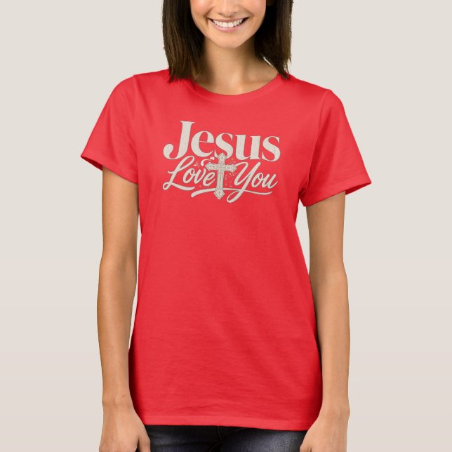 Christliches Sublimationsdesign T-Shirt (Vorderseite)