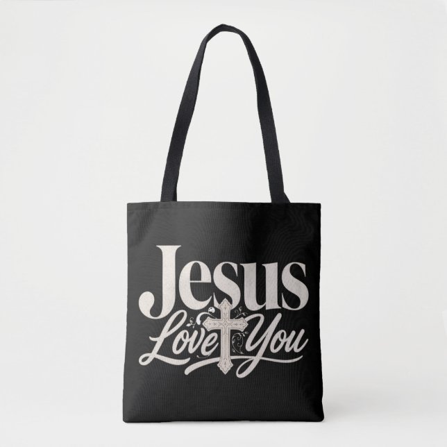 Christliches Sublimationsdesign Tasche (Vorderseite)