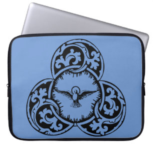 Christliches Symbol der Heiligen Geisttaube Laptopschutzhülle