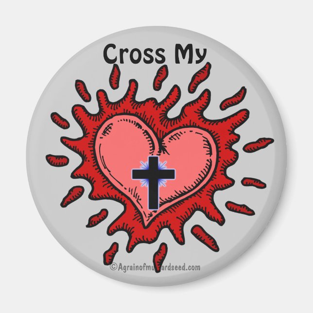 Christliches Symbol überspringen Magnet (Vorne)