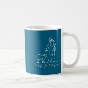 Christliches T-Shirt Er verließ die 99, um mich re Kaffeetasse