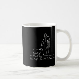Christliches T-Shirt Er verließ die 99, um mich re Kaffeetasse