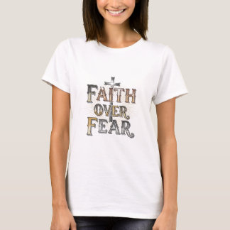 Christliches T-Shirt "Faith Over Fear"