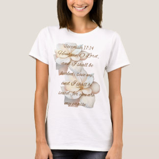 Christliches T-Shirt Jeremiah 17:14 Uhr schöner Hi
