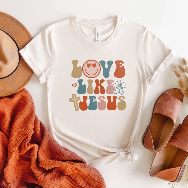 Christliches T-Shirt, Liebe wie Jesus T-Shirt (Von Creator hochgeladen)
