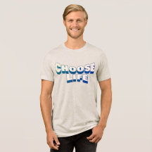 Christliches T-Shirt "Wähle das Leben"