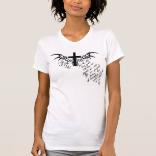 Christliches T-Stück Psalm-37:28 Kreuzes T-Shirt
