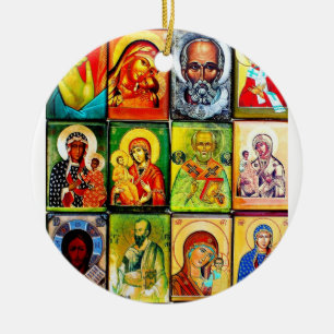 Christliches Thema-religiöse Verzierung Keramik Ornament