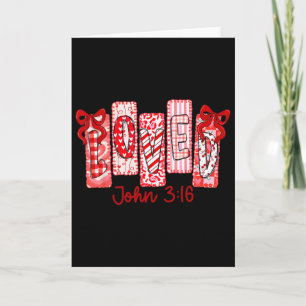 Christliches Valentins-Liebes-John-316-Kokette-Bog Karte