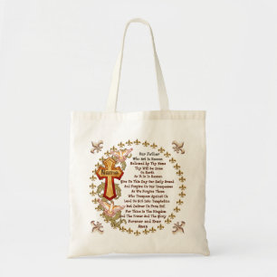 Christliches Vaterunser Tragetasche