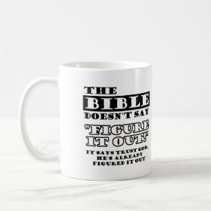 Christliches Vertrauen, das Gott erkannt hat Kaffeetasse