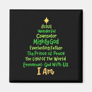 Christliches Weihnachten Jesus Bibel Namen Xmas Ba Magnet