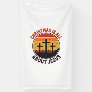 Christliches Weihnachten Jesus Sonnenuntergang Kre Banner