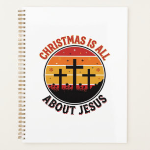 Christliches Weihnachten Jesus Sonnenuntergang Kre Planer