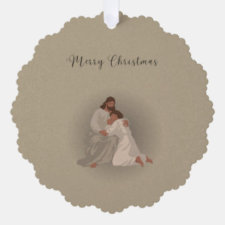 Christliches Weihnachts-Ornament-Karte Ornament Karte