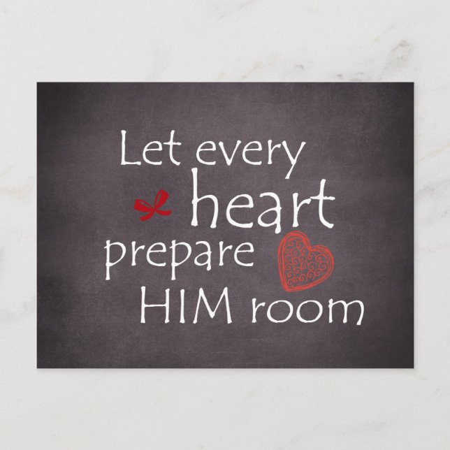 Christliches Weihnachtsangebot Feiertagspostkarte (Vorderseite)