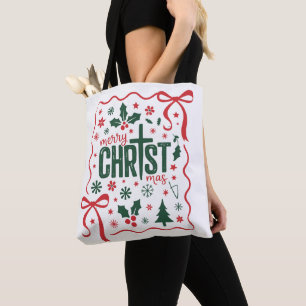 Christliches Weihnachtskreuz Zeichen Jesus Christu Tasche