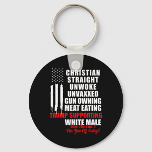 Christliches, weißes Licht, Vintages Amerika Fl. Schlüsselanhänger