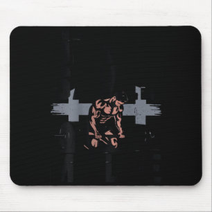 Christliches Workout Jesus Christus hat mein Leben Mousepad