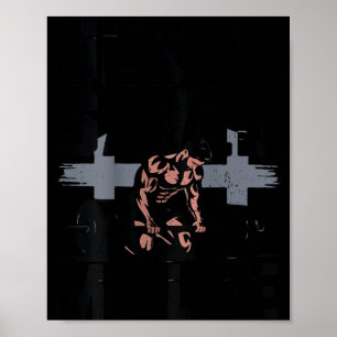 Christliches Workout Jesus Christus hat mein Leben Poster