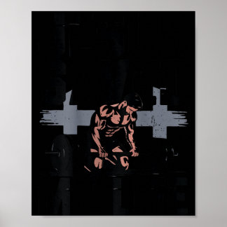 Christliches Workout Jesus Christus hat mein Leben Poster