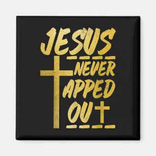 Christliches Wrestling MMA Wrestler Jesus gab niem Magnet