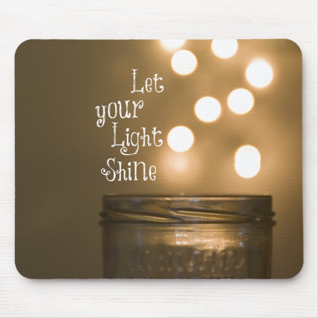 Christliches Zitat aus der Inspirationsbibel Mousepad (Vorne)
