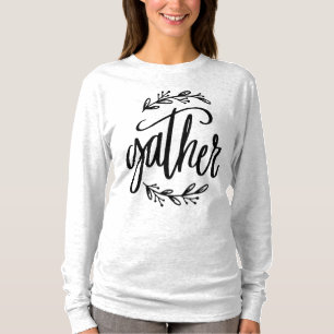 Christliches Zitat mit Inspiration sammeln T-Shirt