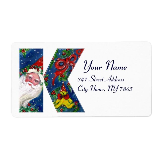 CHRISTMAL K SCHREIBEN / SANTA CLAUS MIT ROTEM RIBB (Vorne)