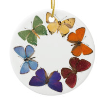 Christman Verzierung mit Schmetterlingsring
