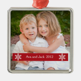 Christmas 2012 Photo keepsake ornament Aus Metall
