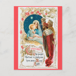 CHRISTMAS 3 Könige adore Jesus Postkarte