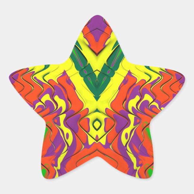 CHRISTMAS 3D STAR ~ STAR STICKER (Vorderseite)