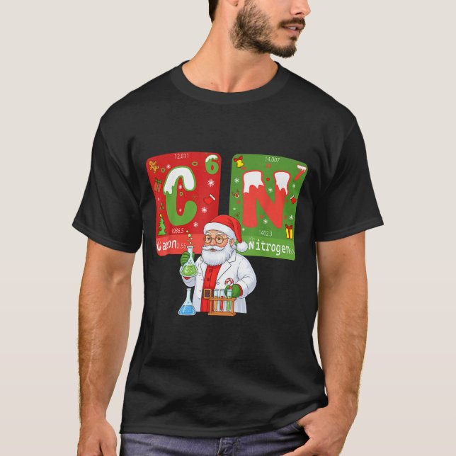 Christmas 67 Meme Science Chemistry Humor Periodic T-Shirt (Vorderseite)