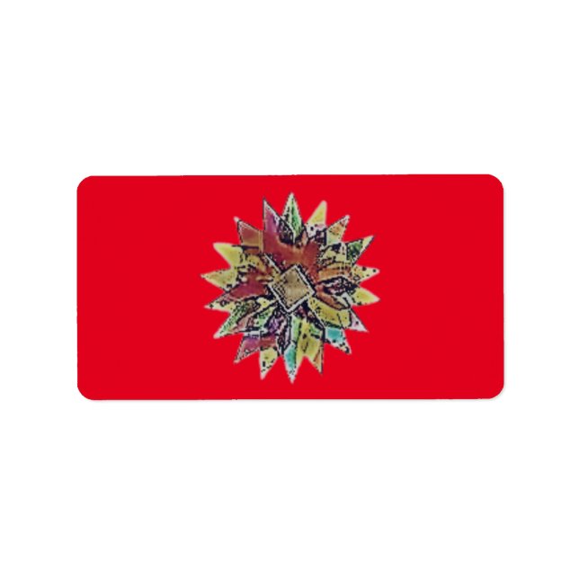 CHRISTMAS Address Labels Saisongrüße Adressaufkleber (Vorne)