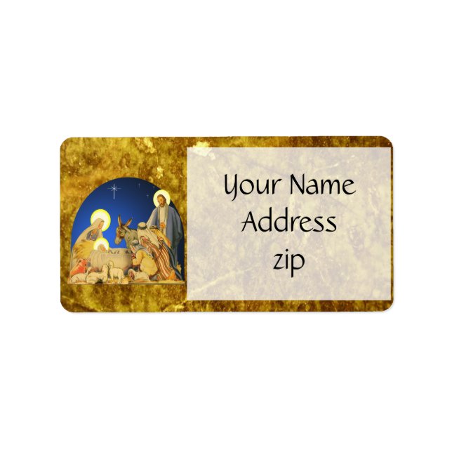 Christmas Adressaufkleber (Vorne)