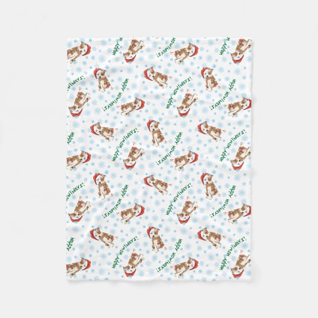 Christmas Am Staff Fleece Blanket (Vorderseite)